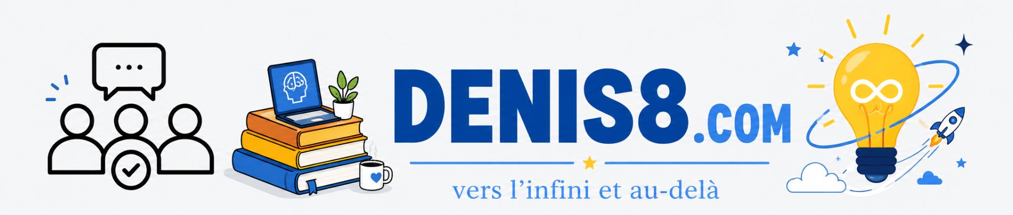 Bannière DENIS8.COM — Vers l'infini et au-delà